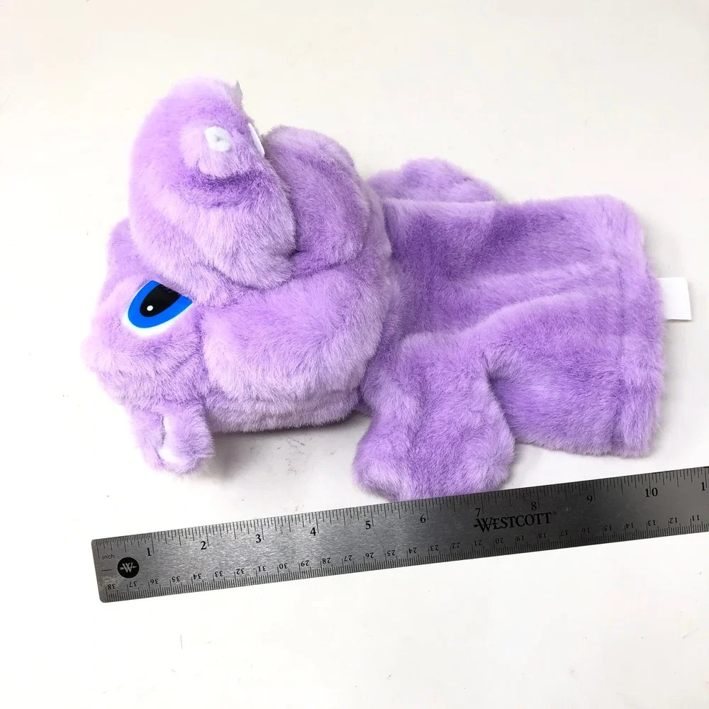 Scott Foresman Alphapotamus Puppet Purple Plush Reading VTG Educational Toy